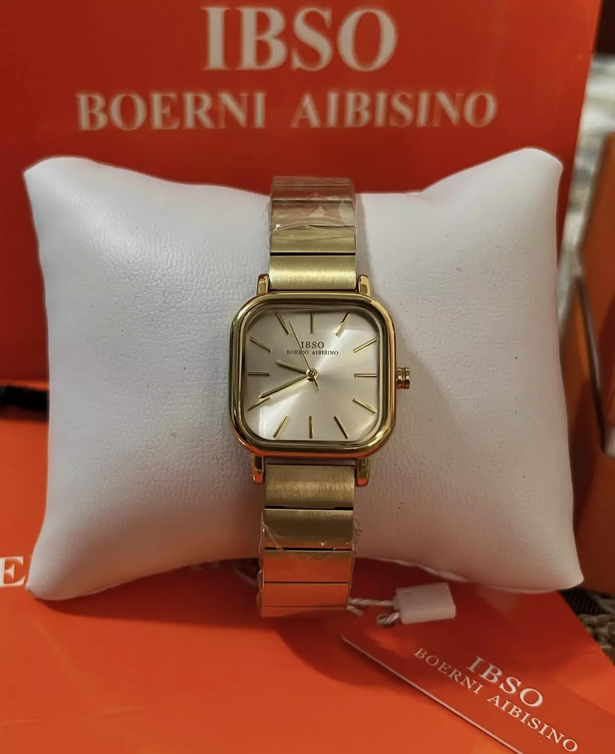 White square original IBSO women watch without bangle  image