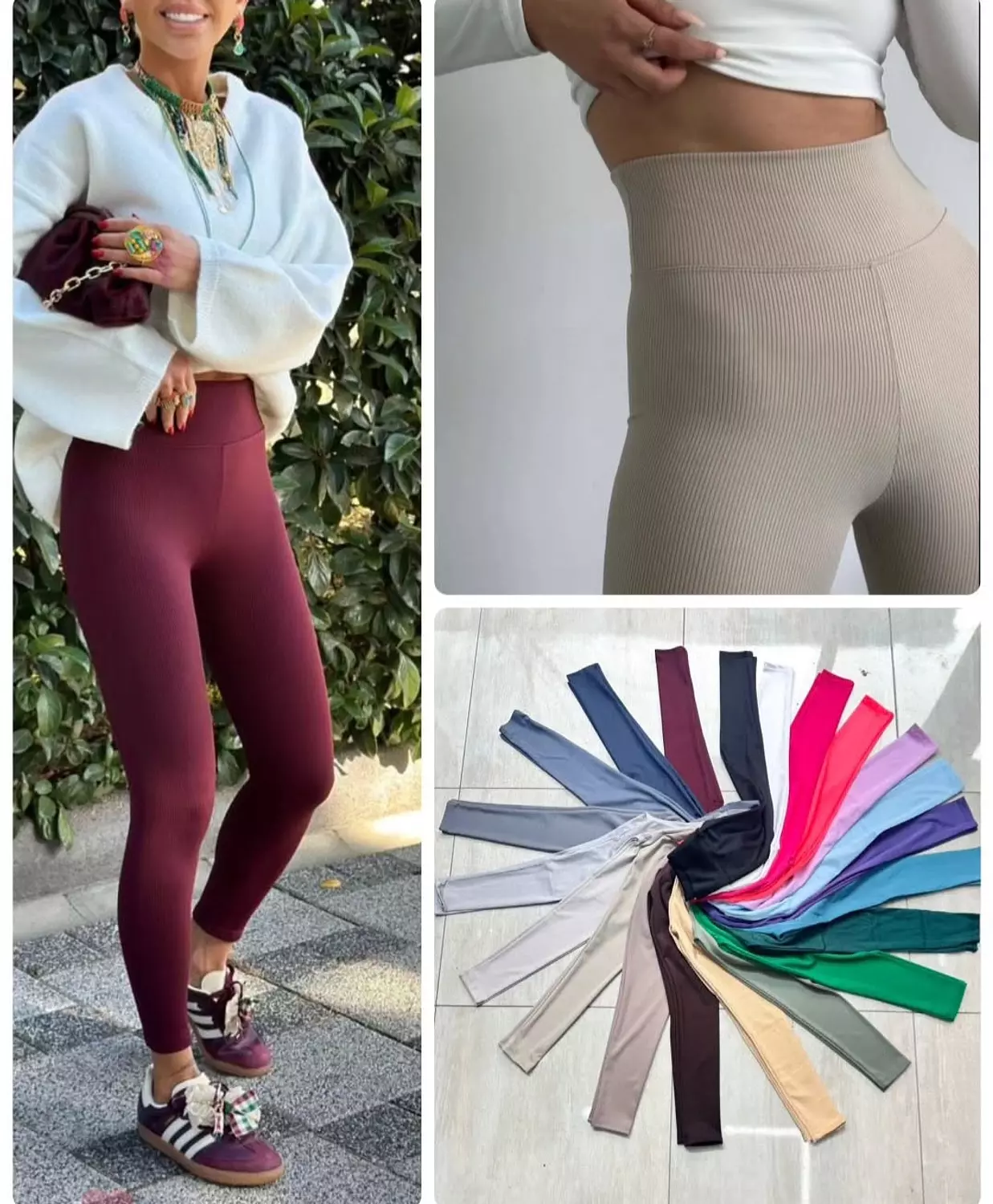 Body Shaper Ribbed Leggings  image
