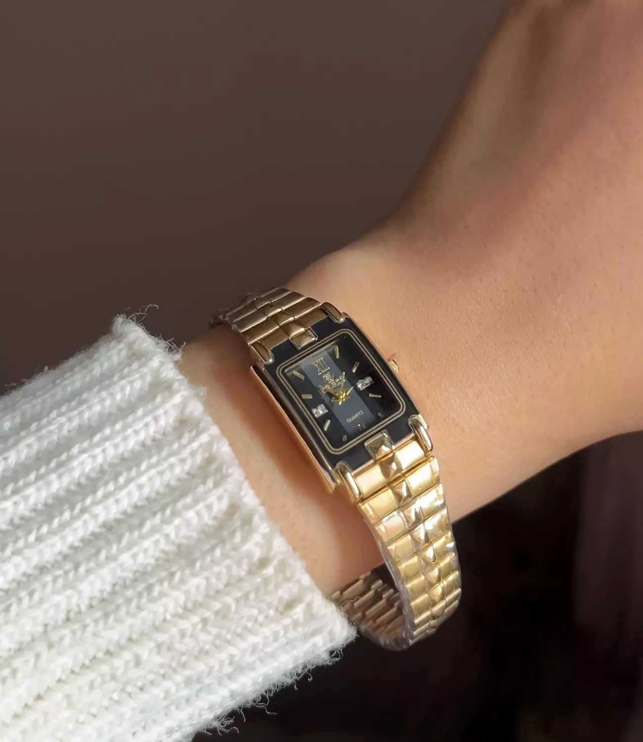 Seifco black square watch  image