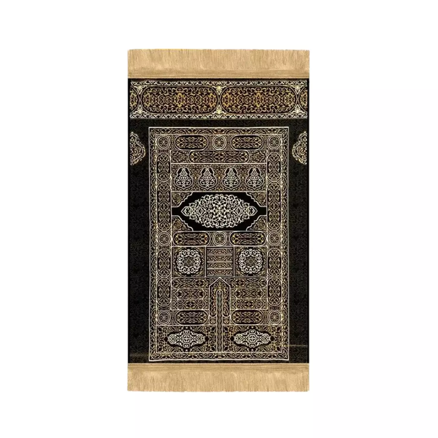  Memory Foam Medical Prayer Rug With Kaaba Door Design image