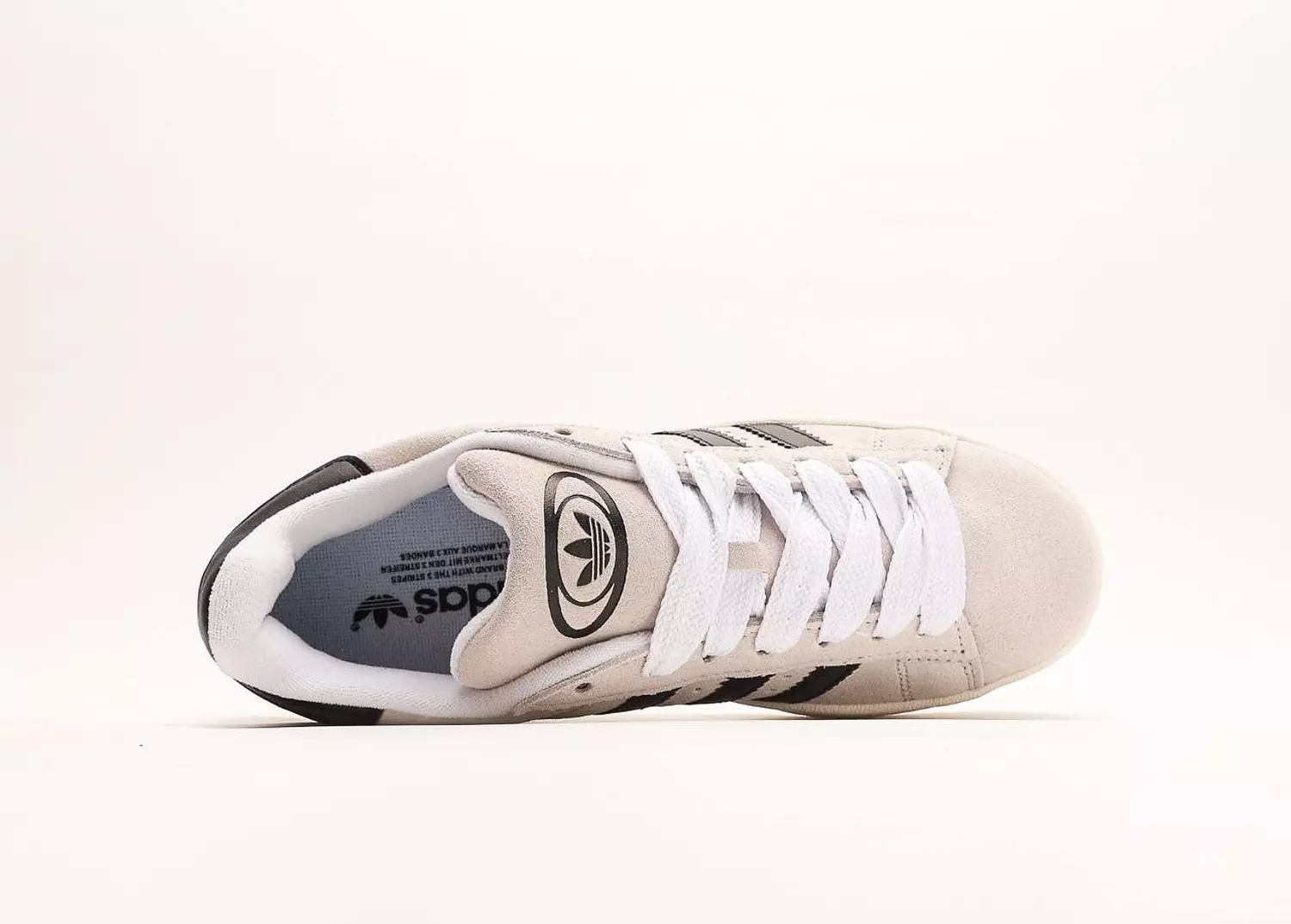 adidas Campus 00s Crystal White Core Black  2