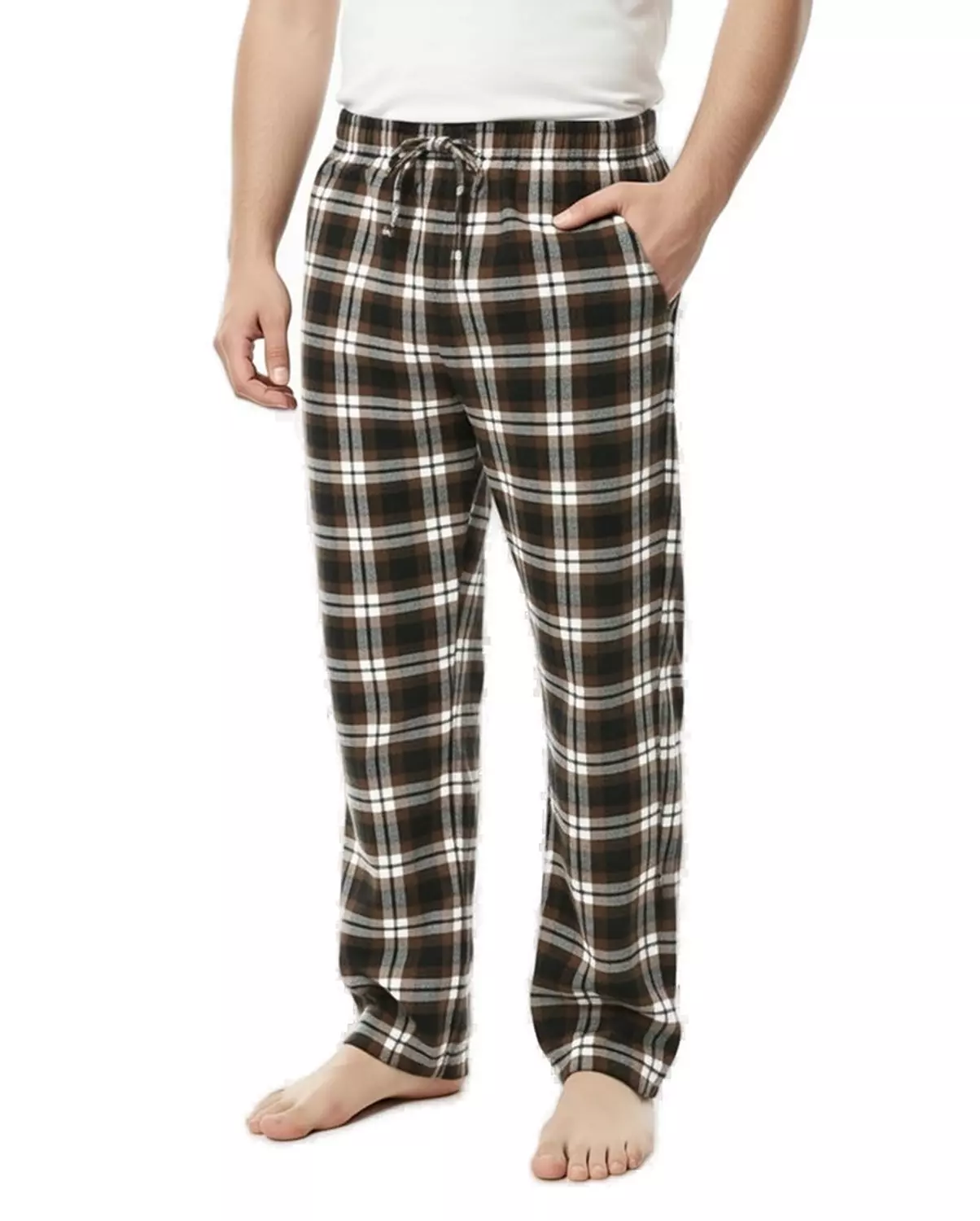 Shorto Winter Check Pants - 4045 -Brown * Black * Beige hover image