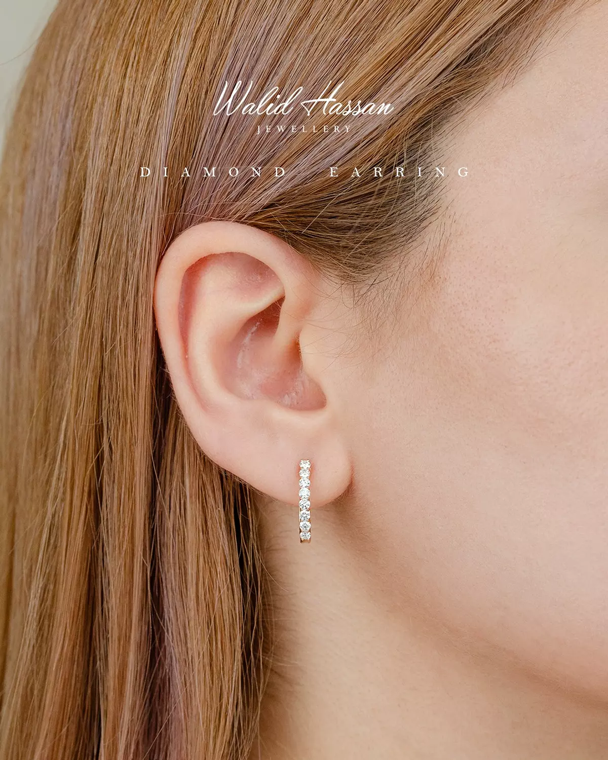 diamond earring image