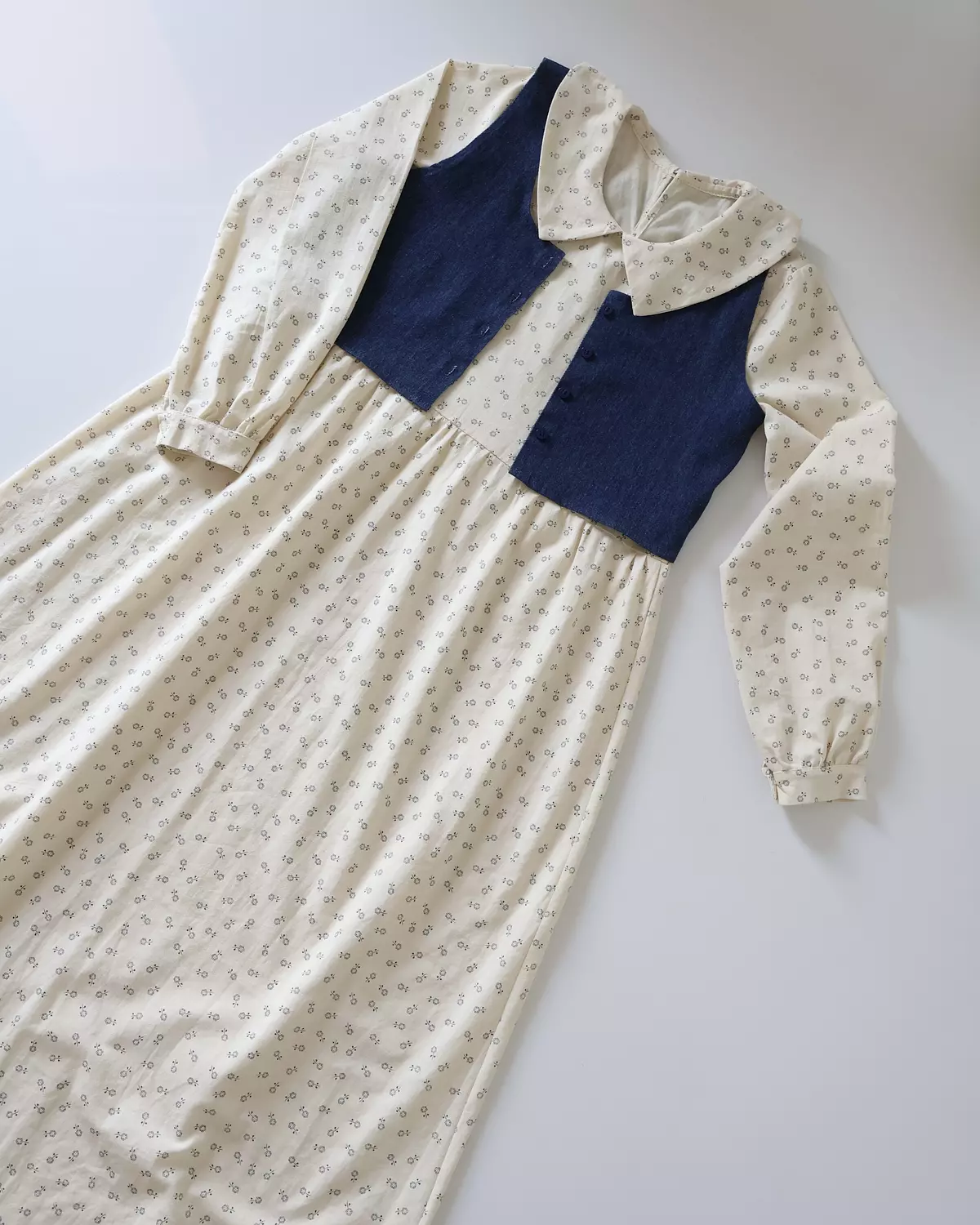 LINEN DRESS OFFWHITE  TEENAGE 1