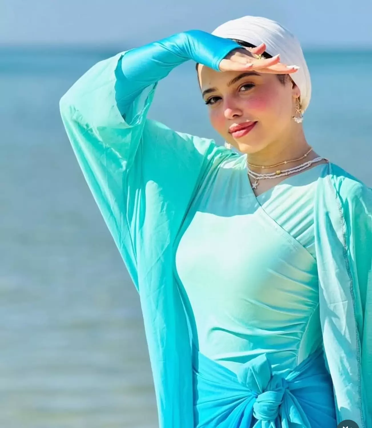 Shades of green burkini  8