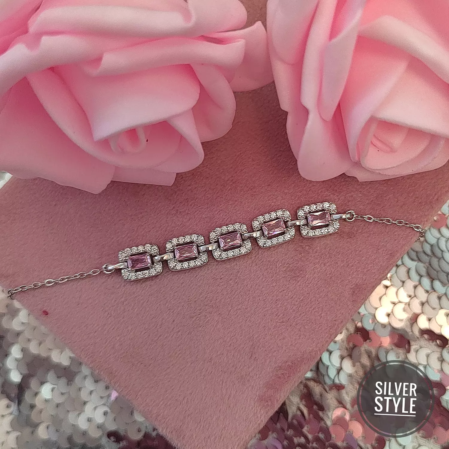 Stunning Pink Bracelet  1