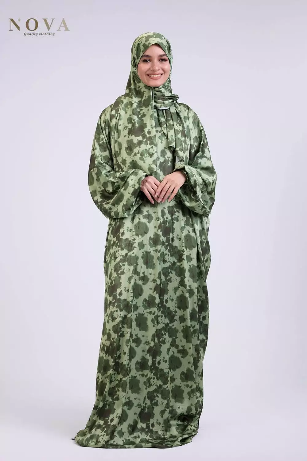 Earthy Tone Camouflage Satin image