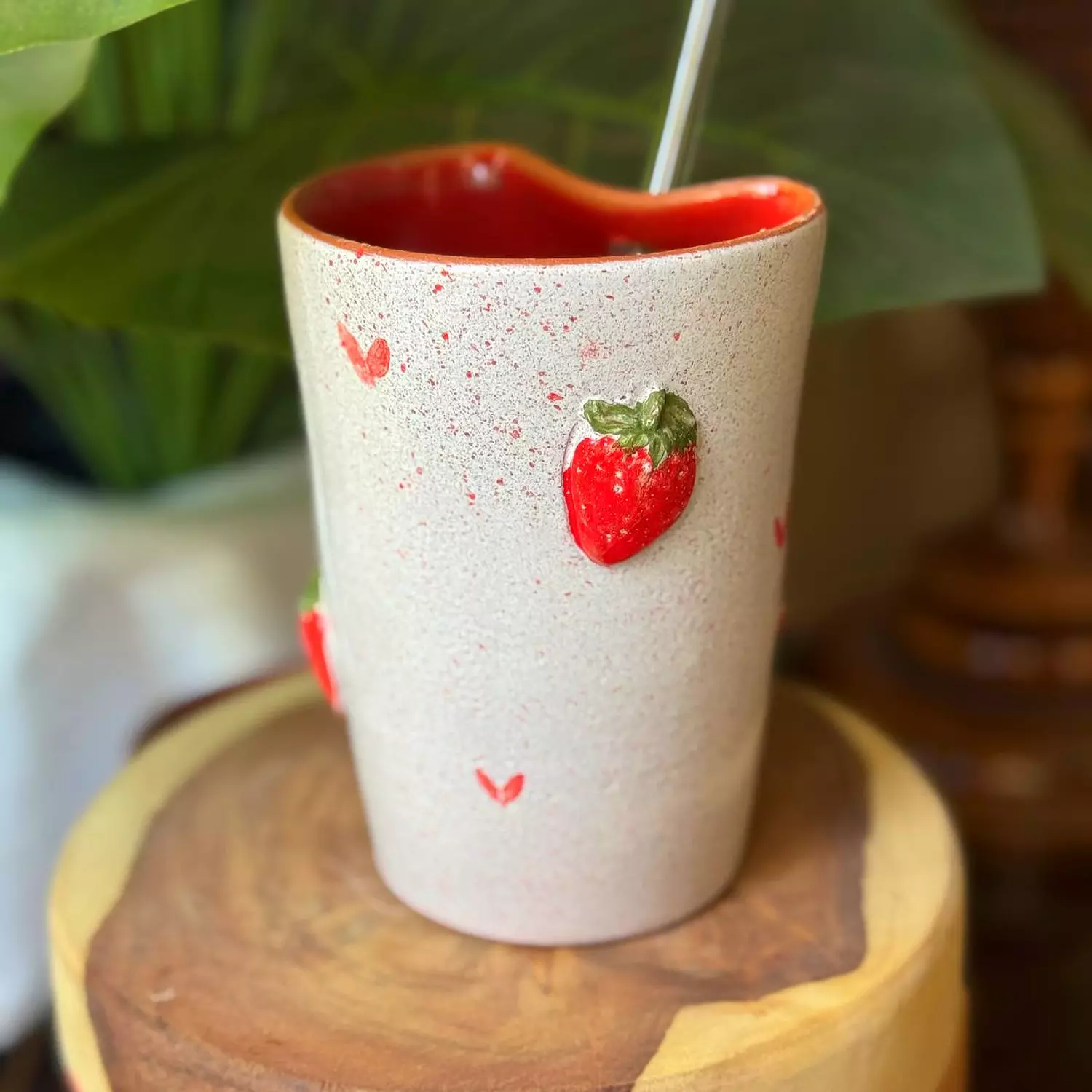 Strawberry Love straw cup 3