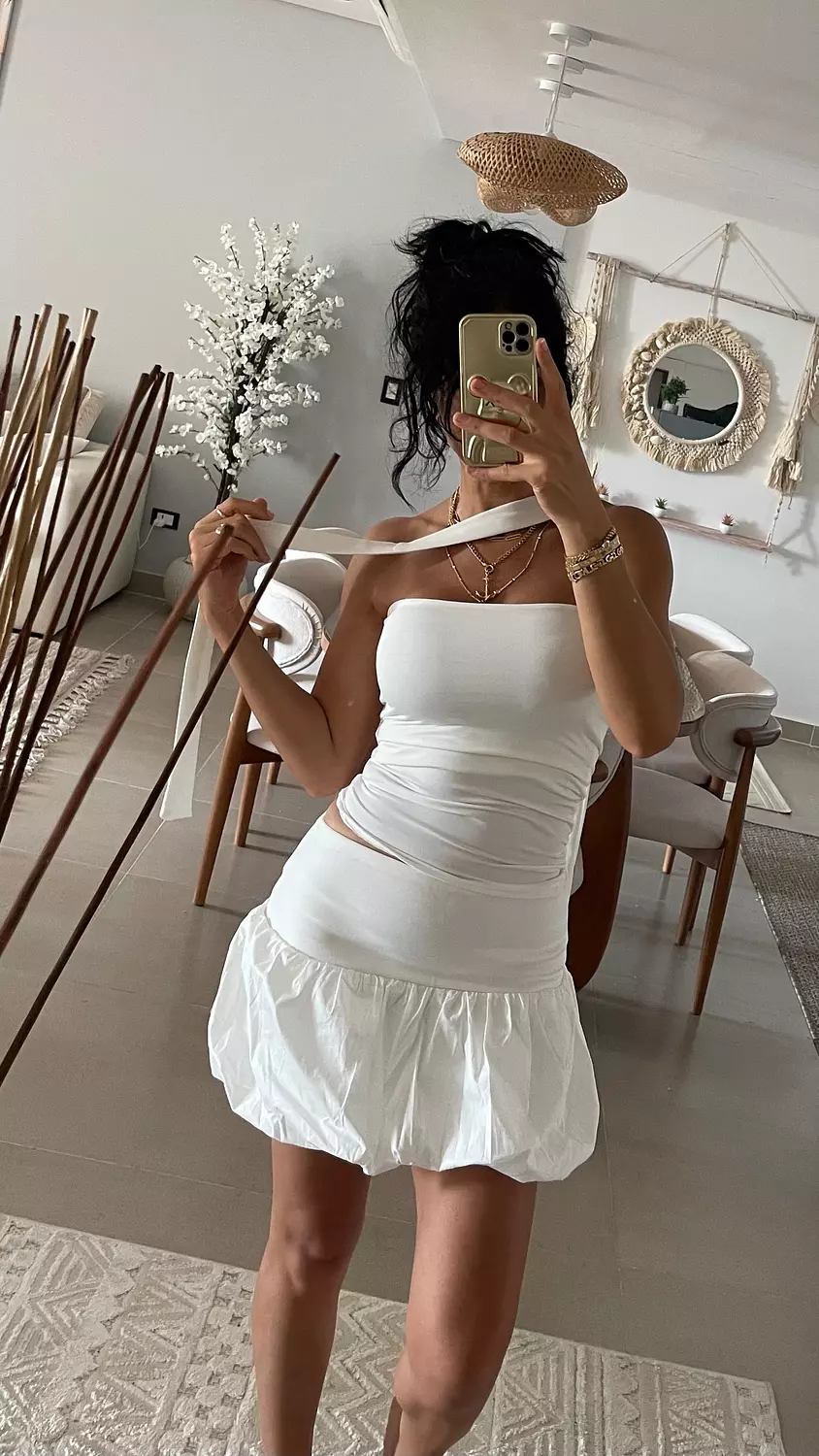 Tube Top with Neck Strap 1