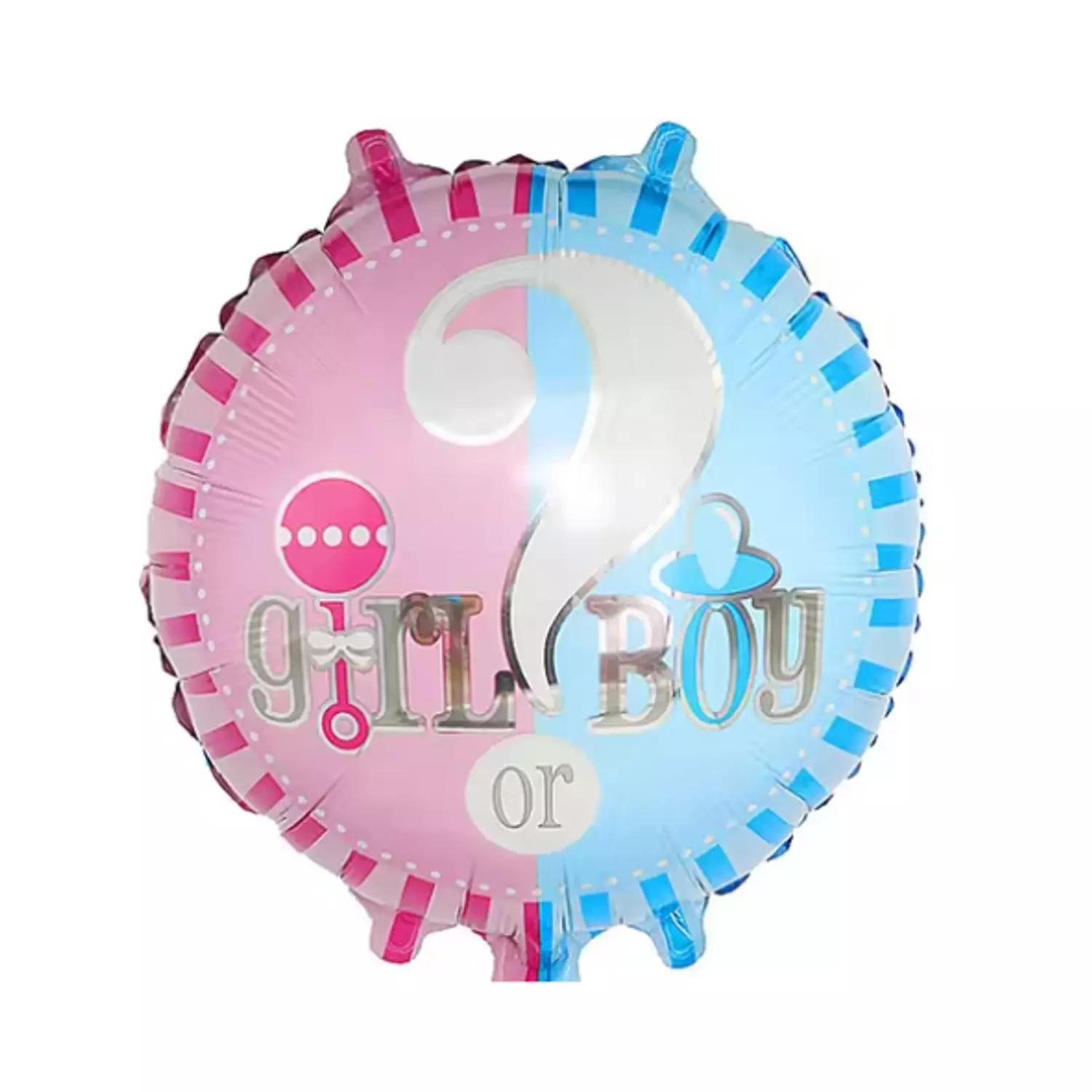 بالون دائري مكتوب عليه "بنت أو ولد" image