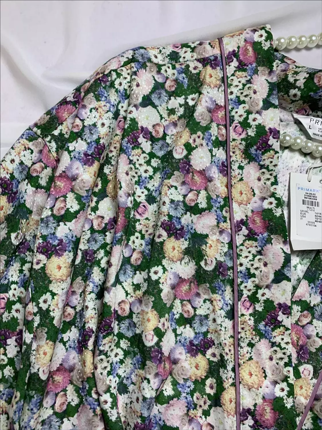 Maxi satin floral kimono robe from Primark 3