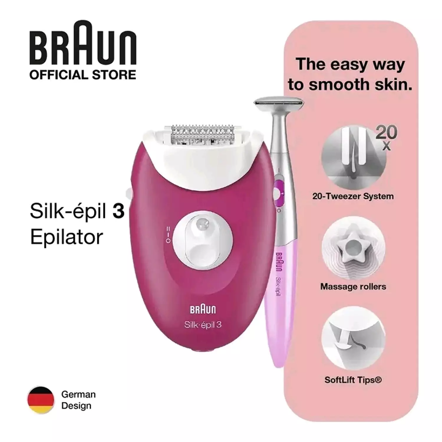 Braun Silk_epil 3Epilator 3