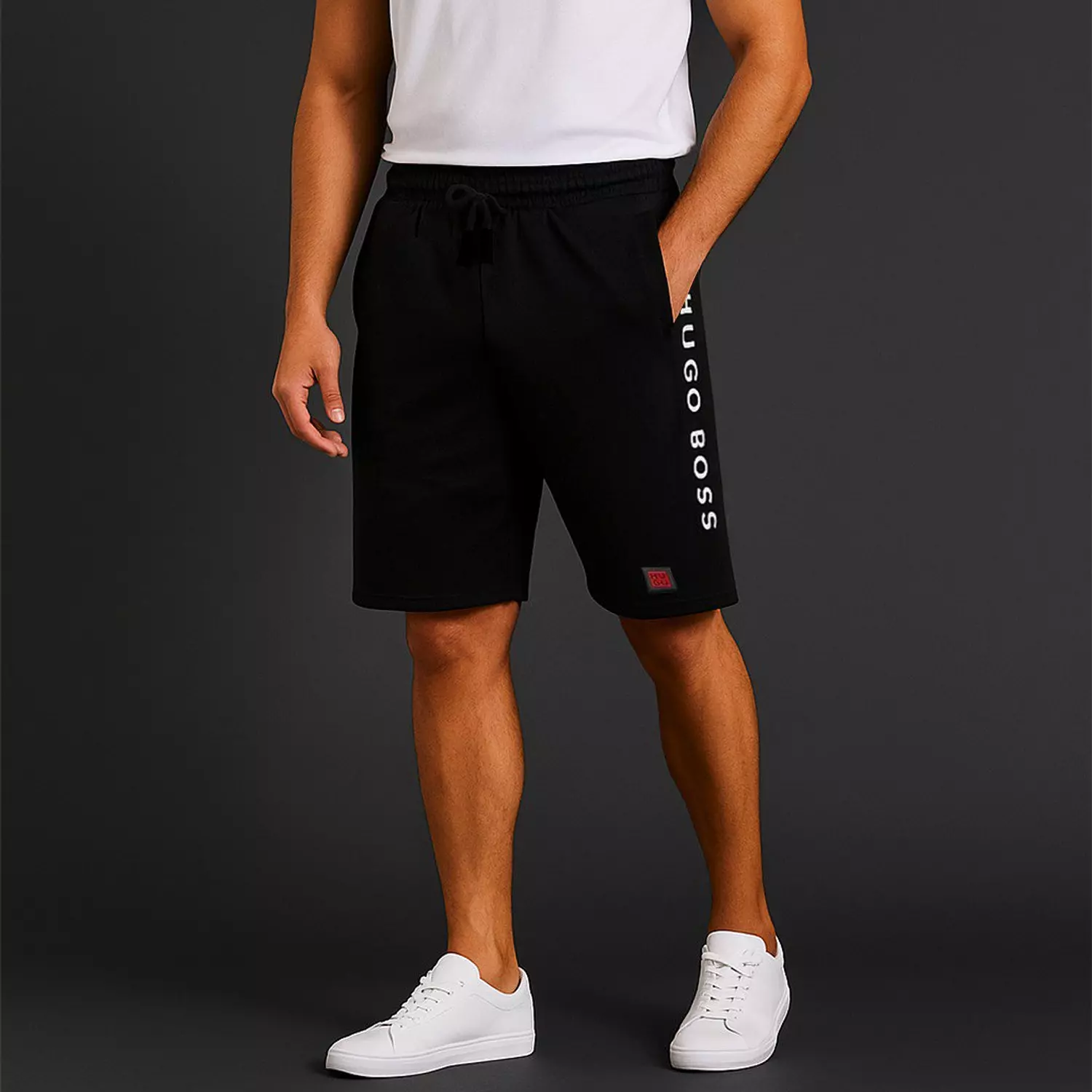 short hugo boss red  image