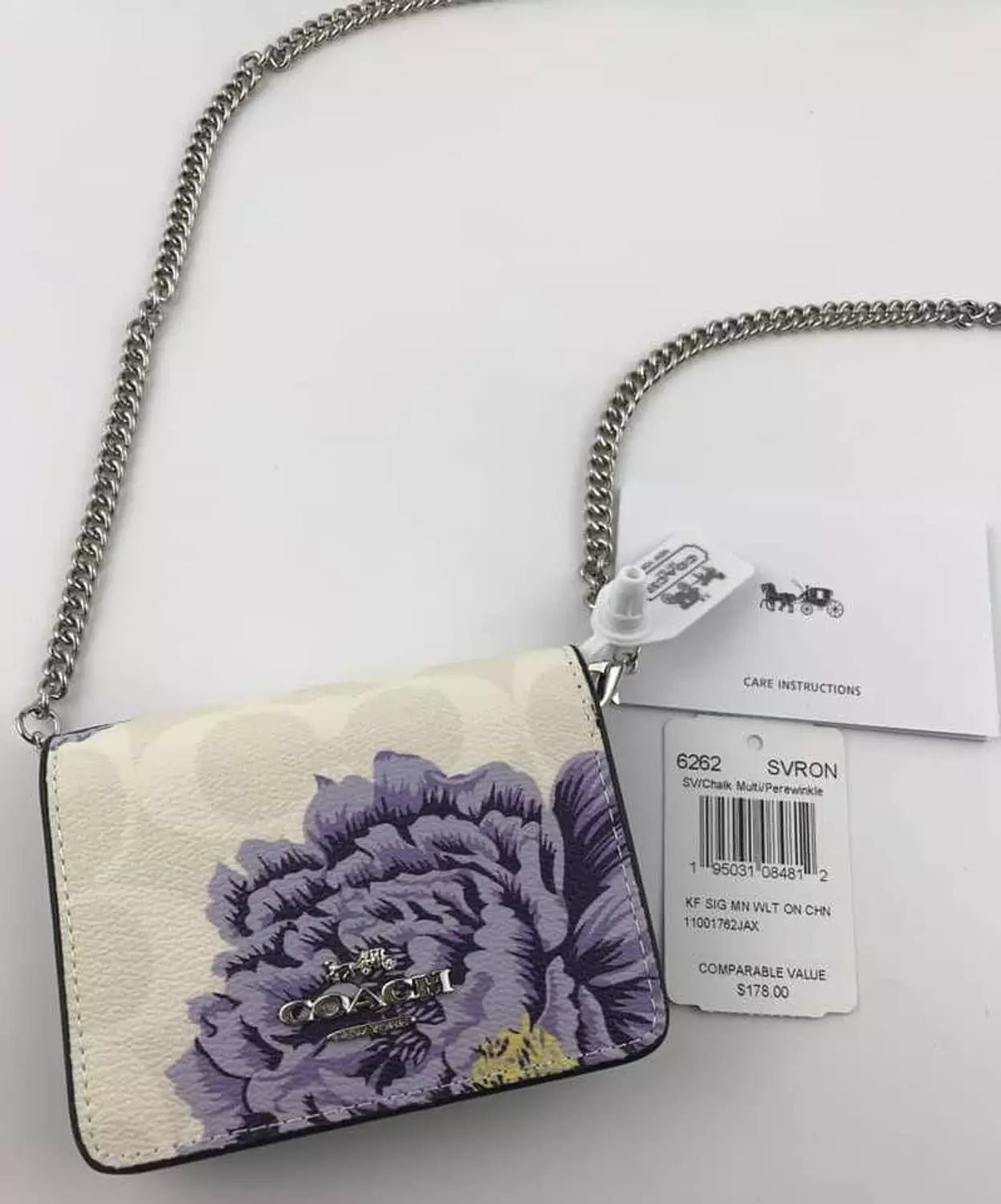 Coach mini chain wallet  10