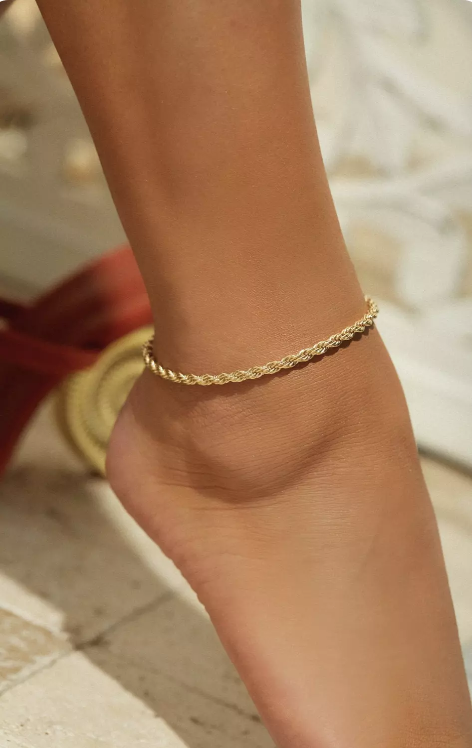 Twisted Rope Anklet 1