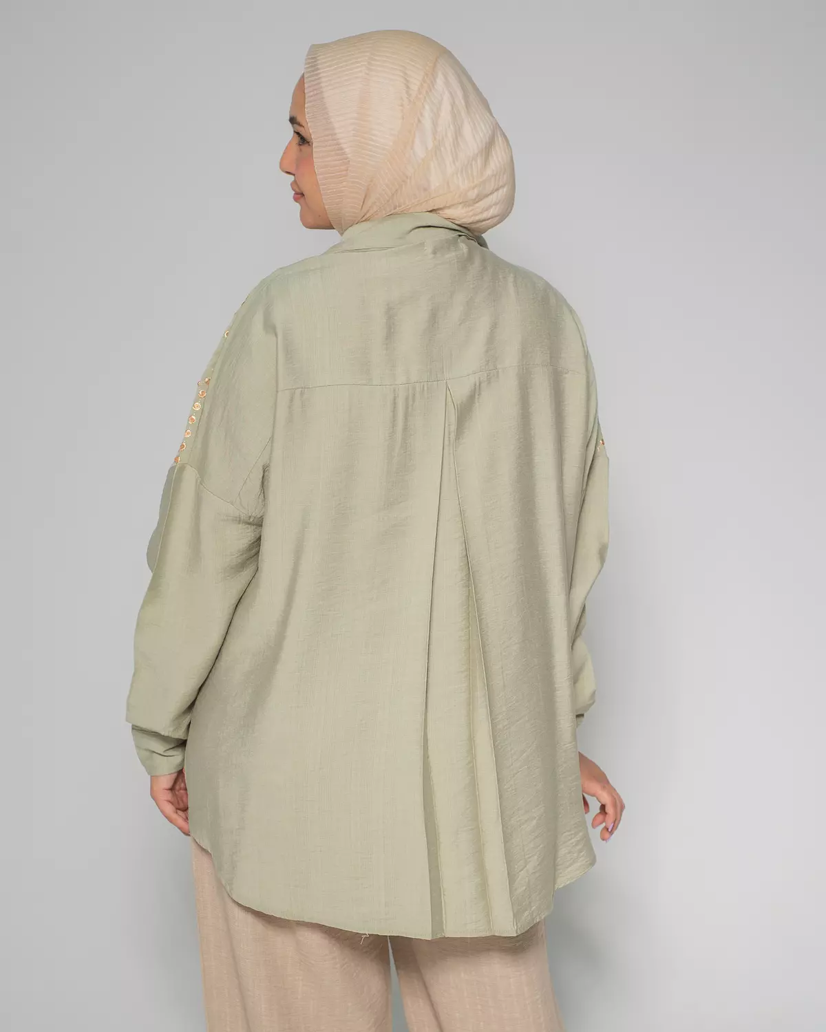 Gleam ease shirt (mint) 2