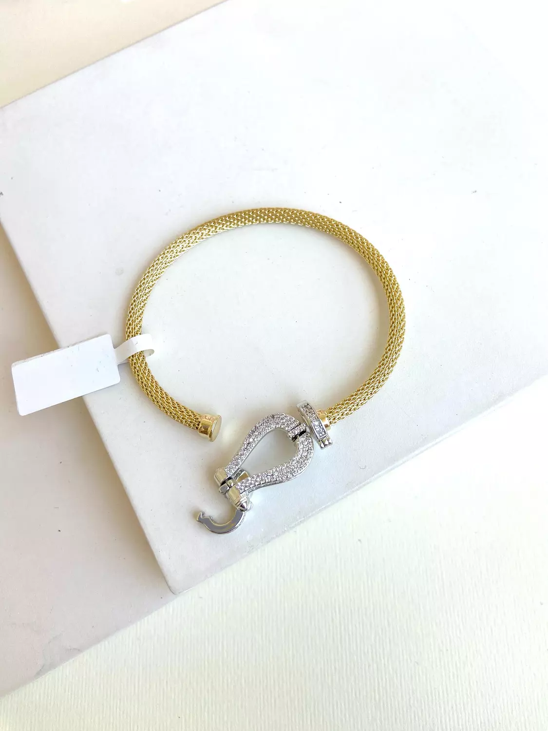 Gold link bangle 2