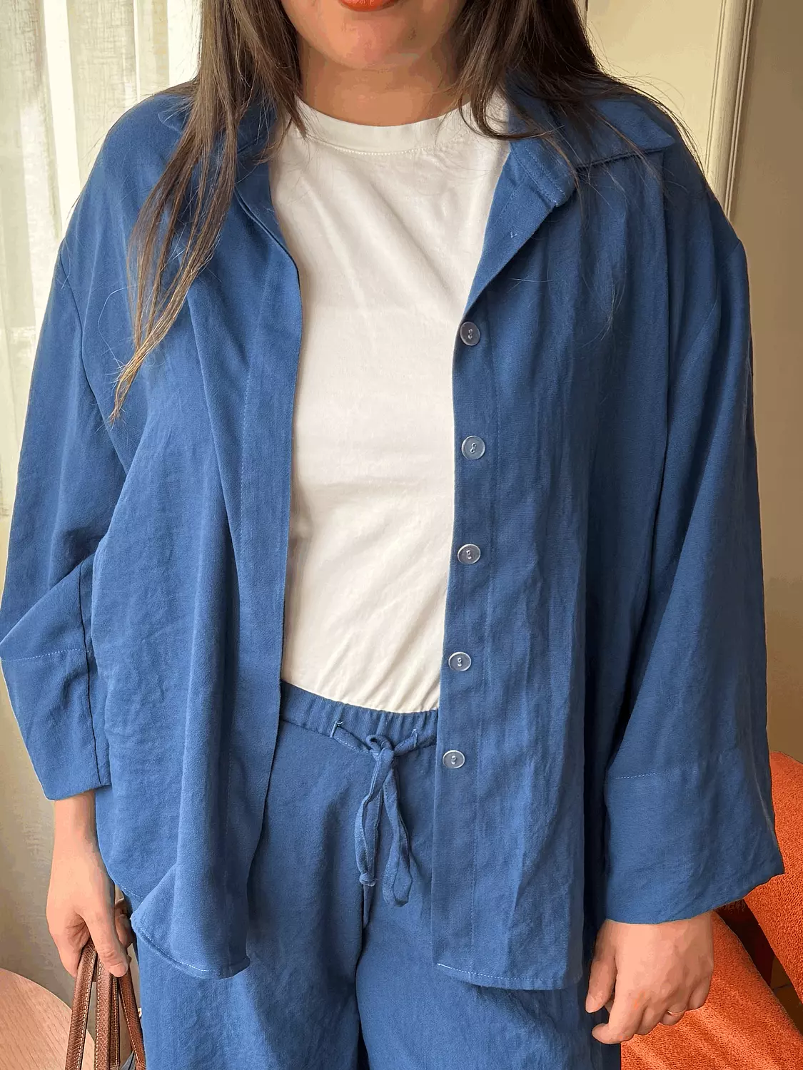 Blue Lenin Blouse image