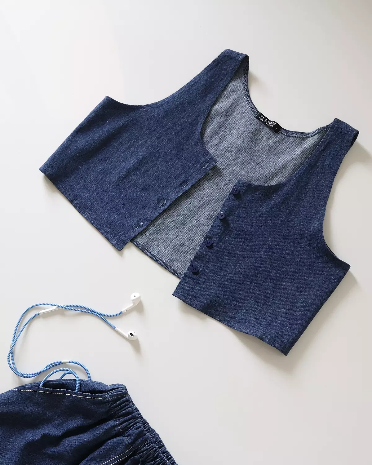DENIM VEST TEENAGR 2