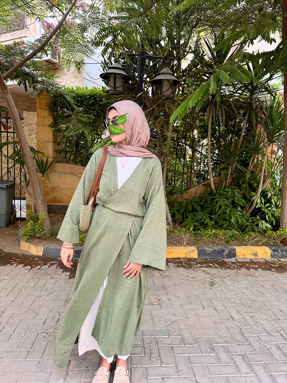 Nature Wrapped Dress - Light Green 3