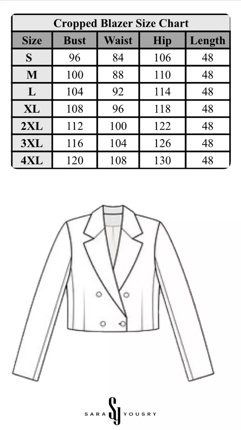 Olive Glamour Cropped Blazer 1