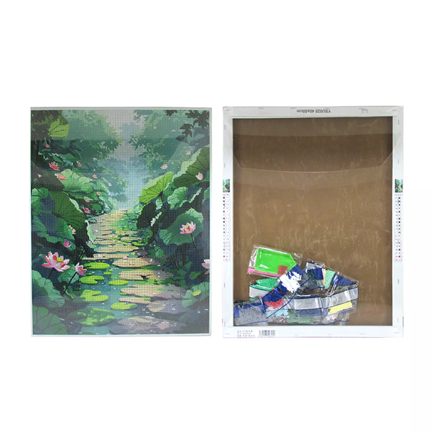Diamond painting frame with tools 40*50cm 3