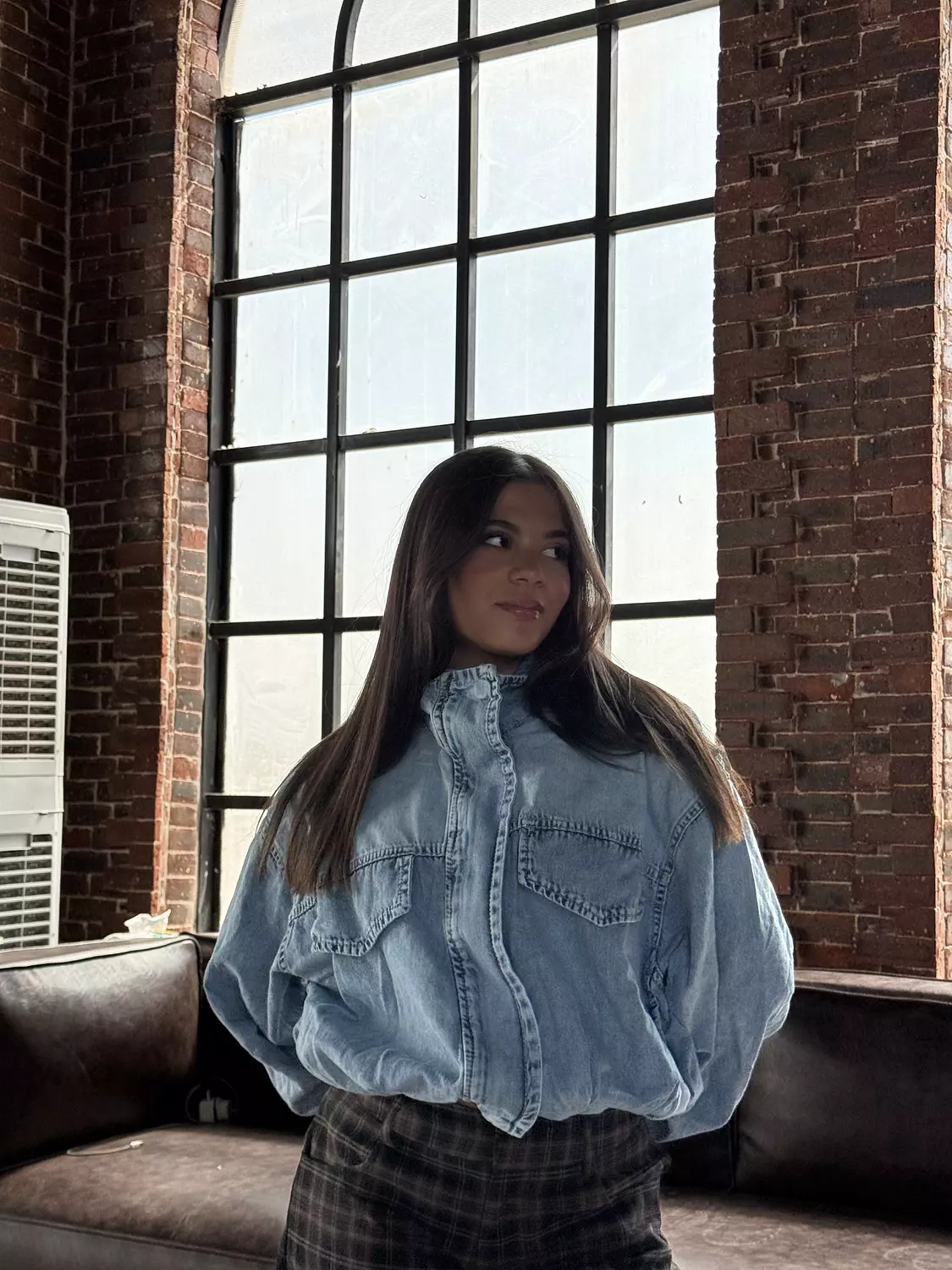 Apex High-Neck Denim 7