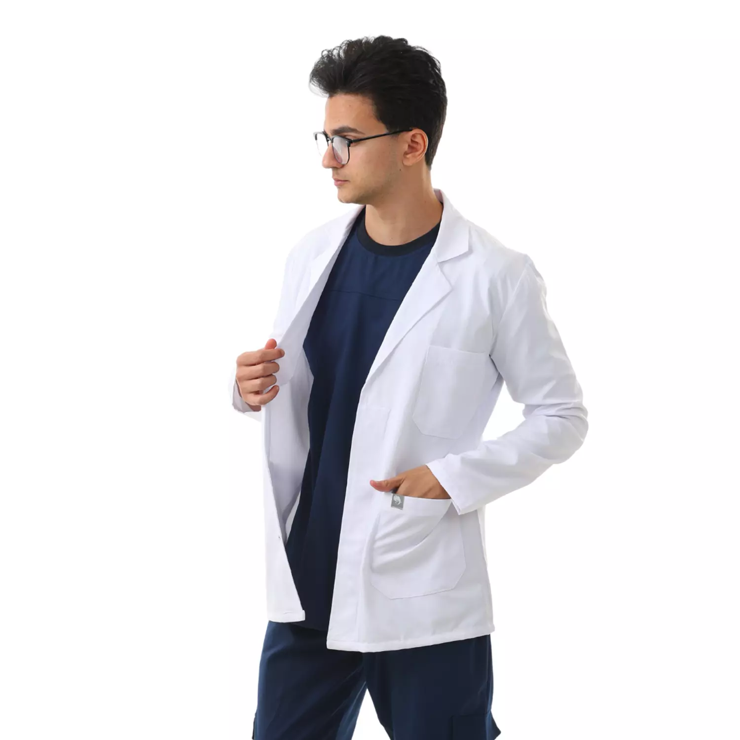 White Prime Lab Coat Short 4