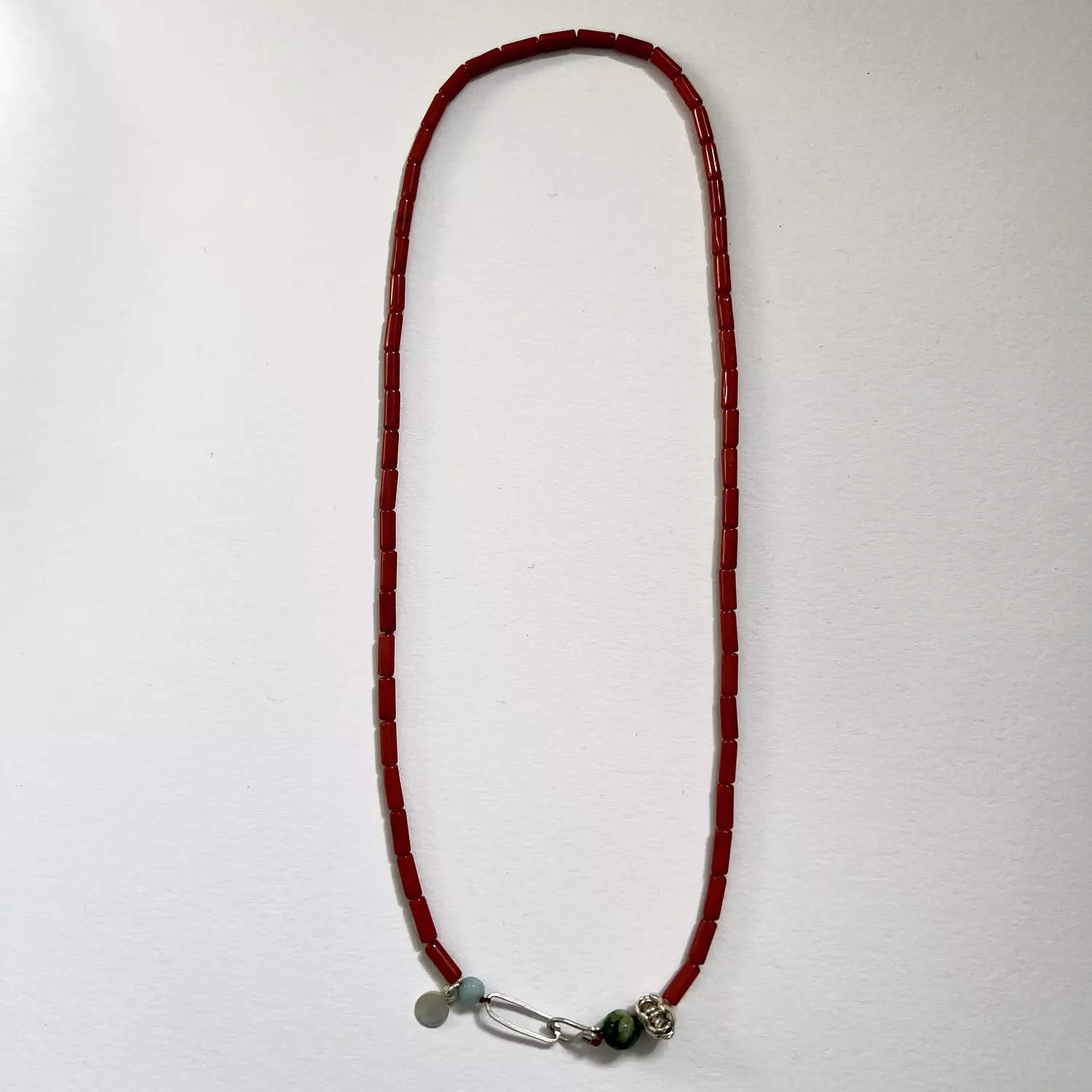 Red Bamboo Necklace  image