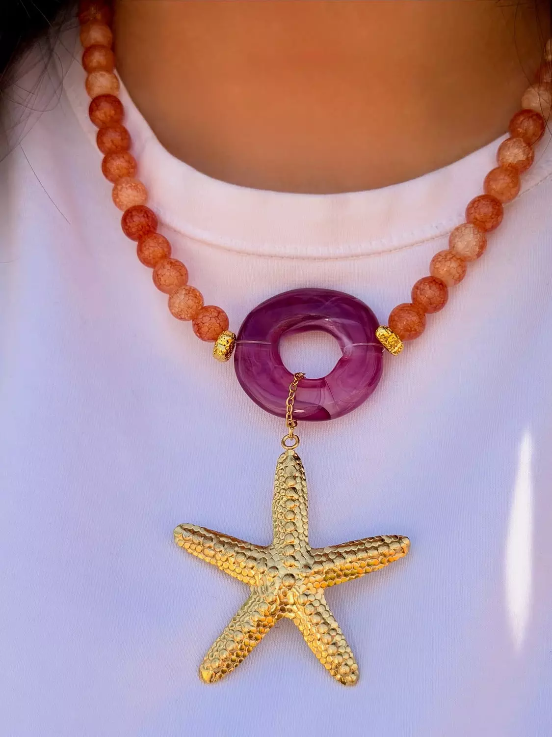 Peachy Dropping Starfish 3