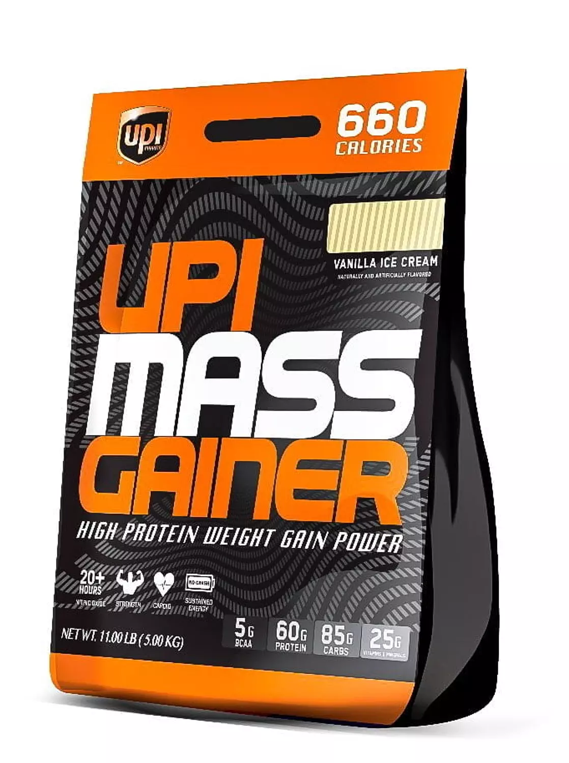 يو بي آي ماس جينر 5 كجم – UPI Mass Gainer 5kg ( 30 Serv.) hover image