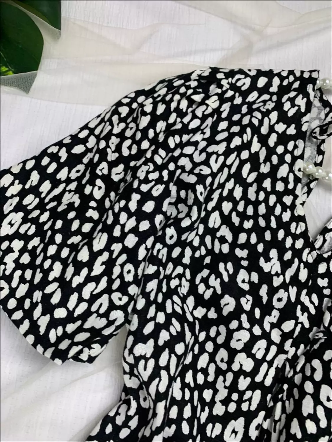Leopard print linen dress from Splash   Size 6 to 40:48 k   3
