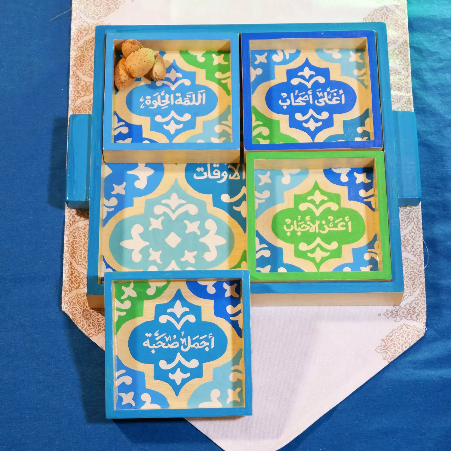 Ramadaneyat blue Nuts set square 1