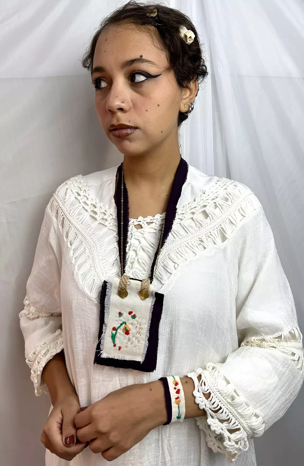 Mixed Media reversible accessory set by R.A.Jewelry  2