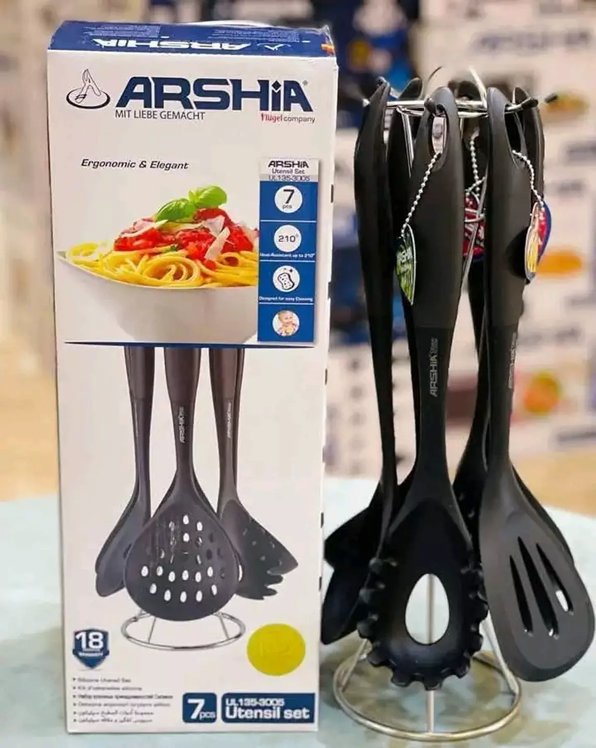 طقم توزيع ارشيا سليكون ٧ قطع image