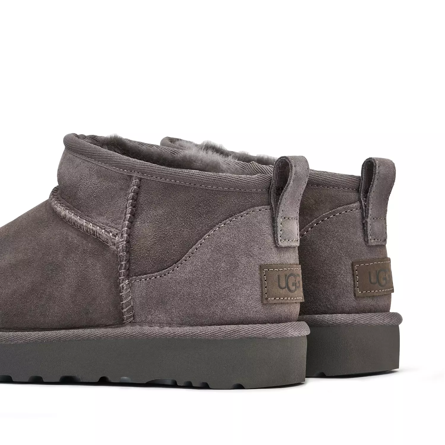 UGG CLASSIC ULTRA MINI BOOT GREY 3