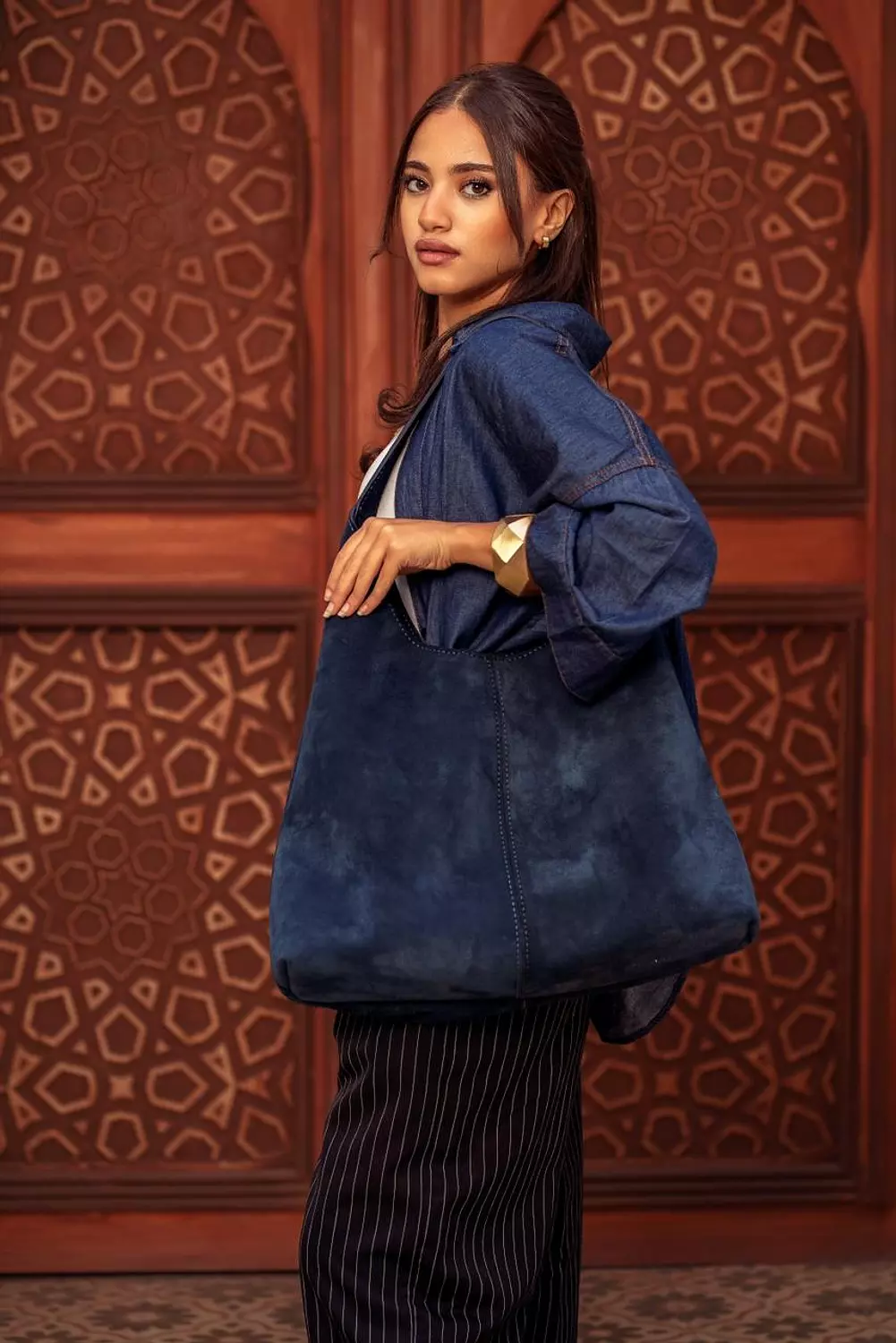 شنطه من جلد الشمواه 3