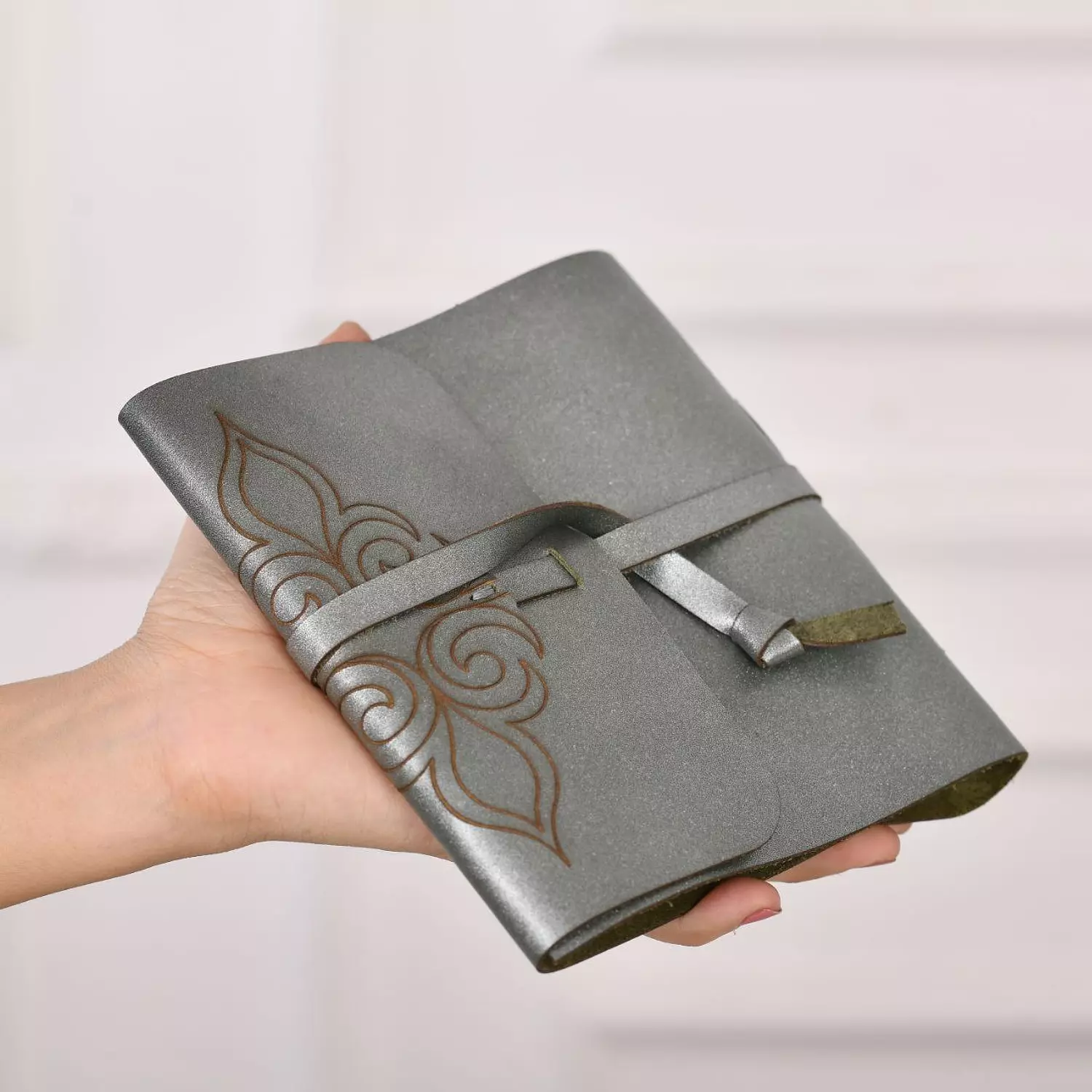 Metallic notebook  image