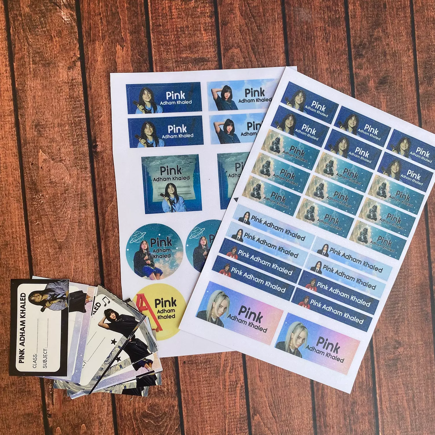Billie Eilish School Labels   1