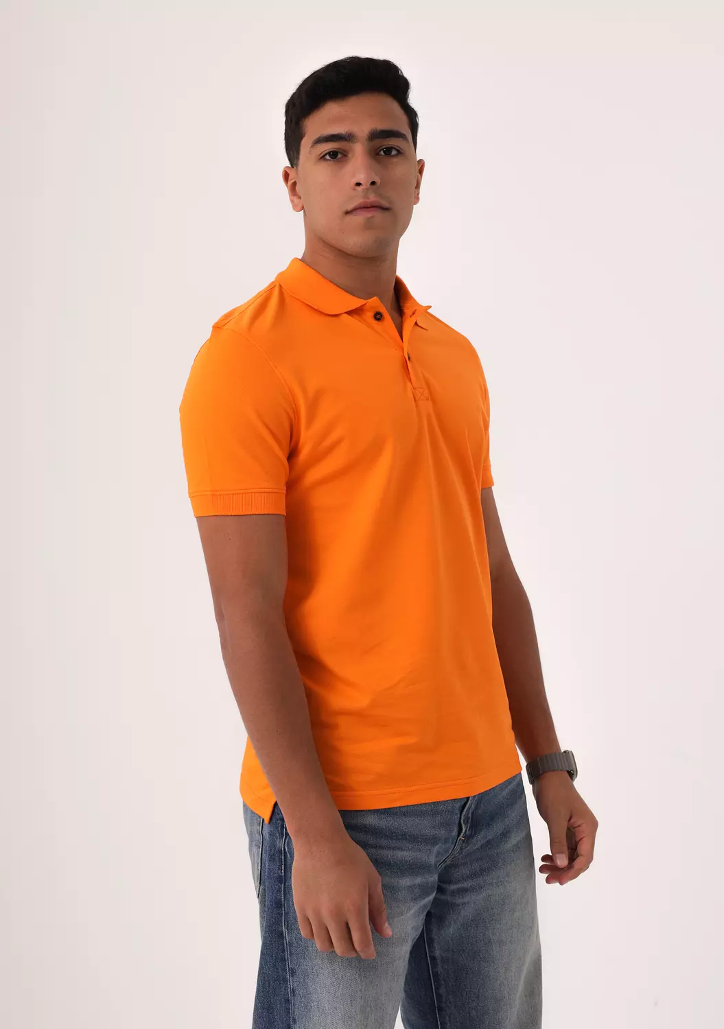 Bright Orange Polo Shirt hover image