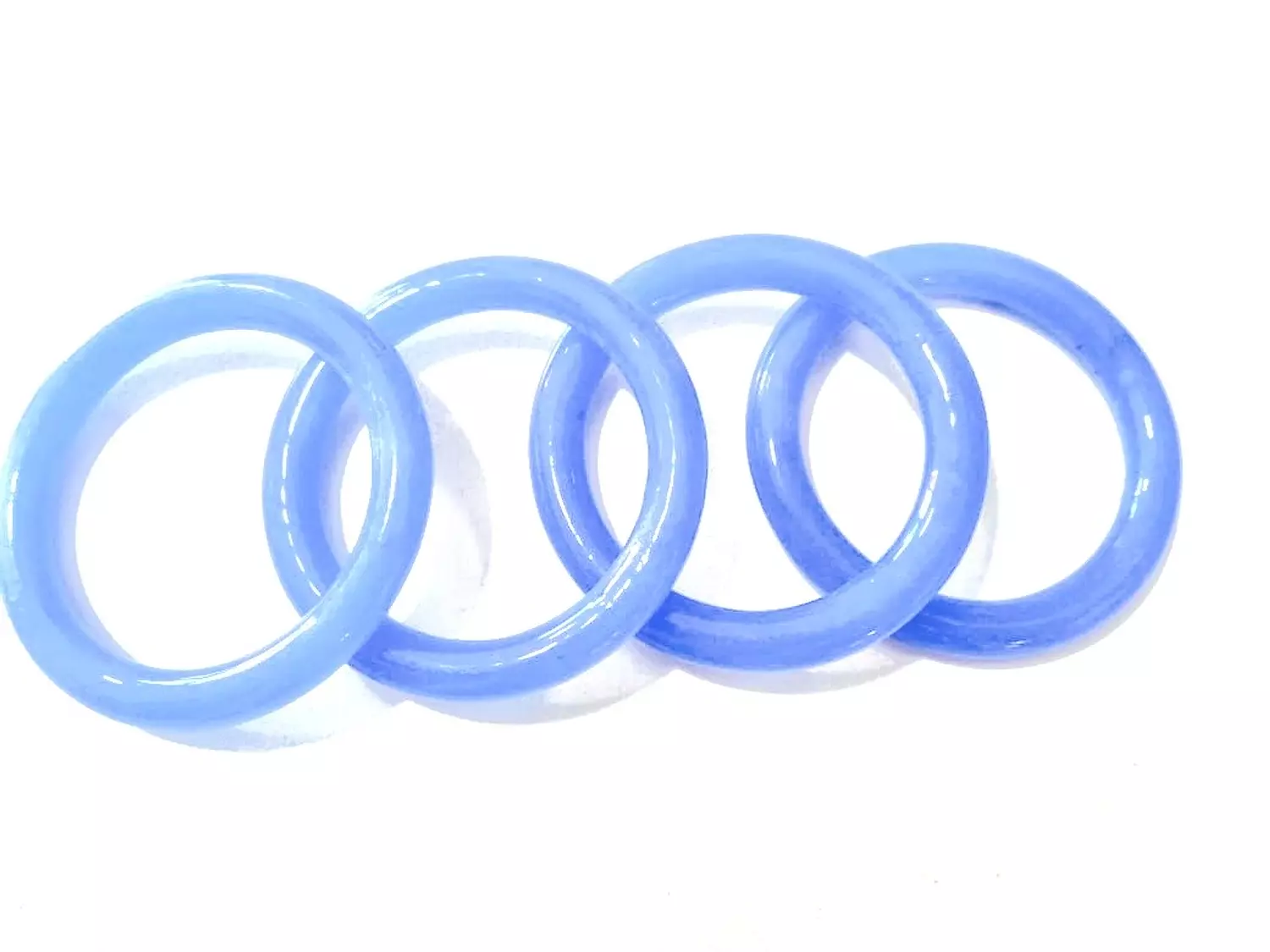 Glass Ring- Sky Blue