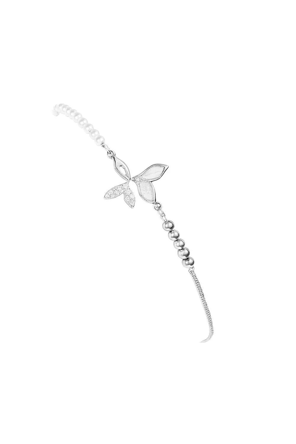Silver Bracelet Butterfly image