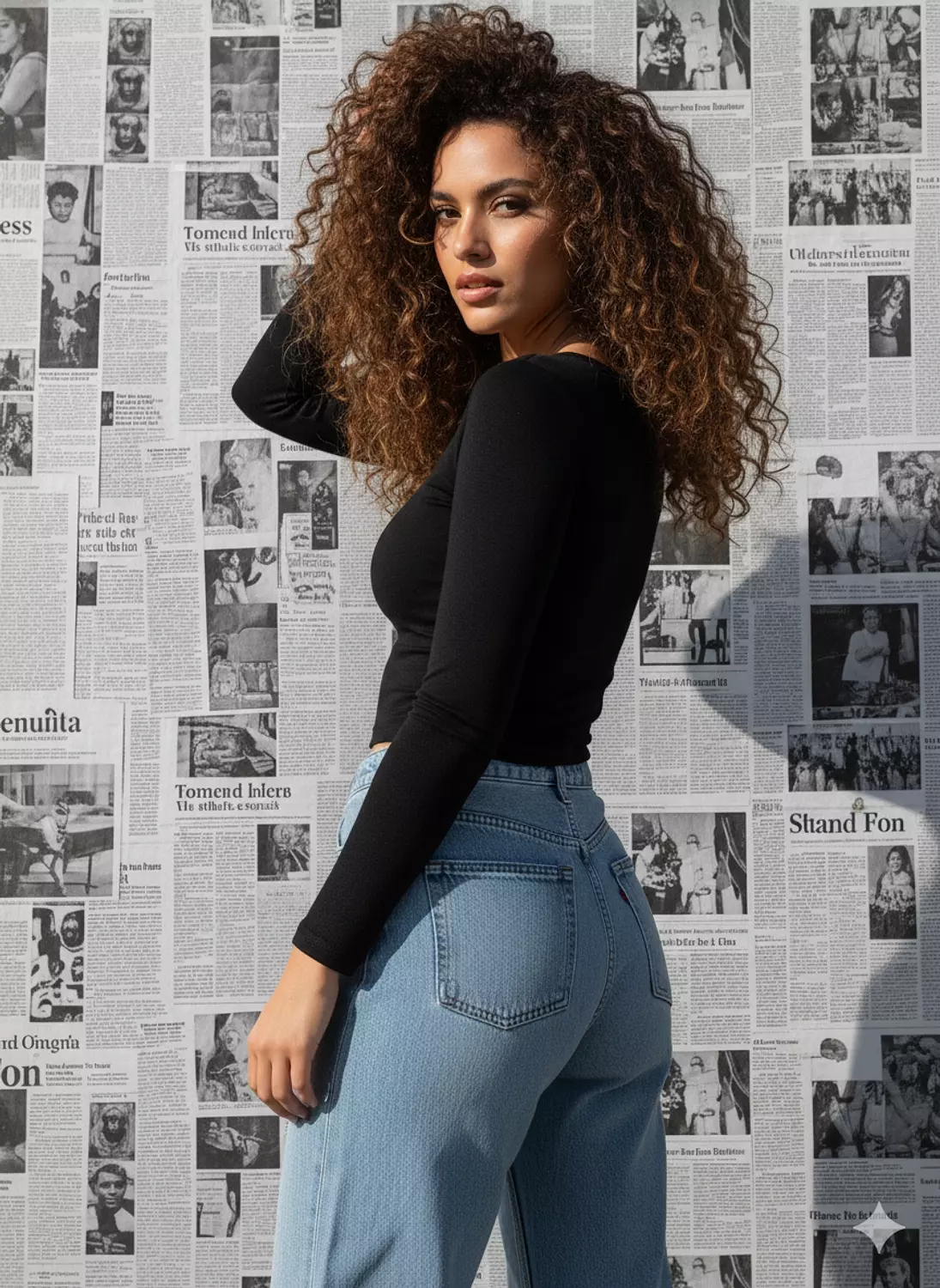 Black Cotton Basic Top 3