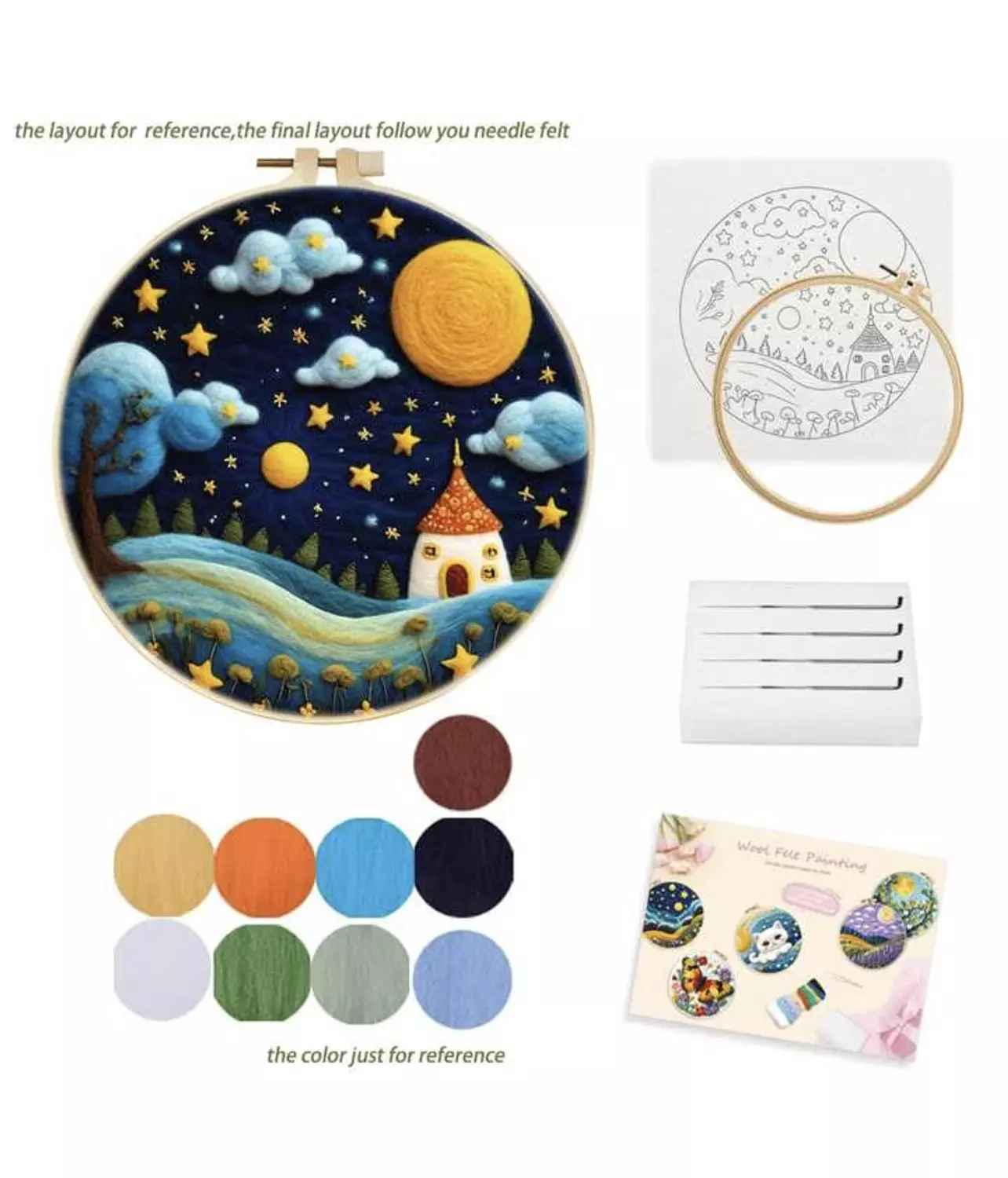 Wool Embroidery- Starry Sky 3