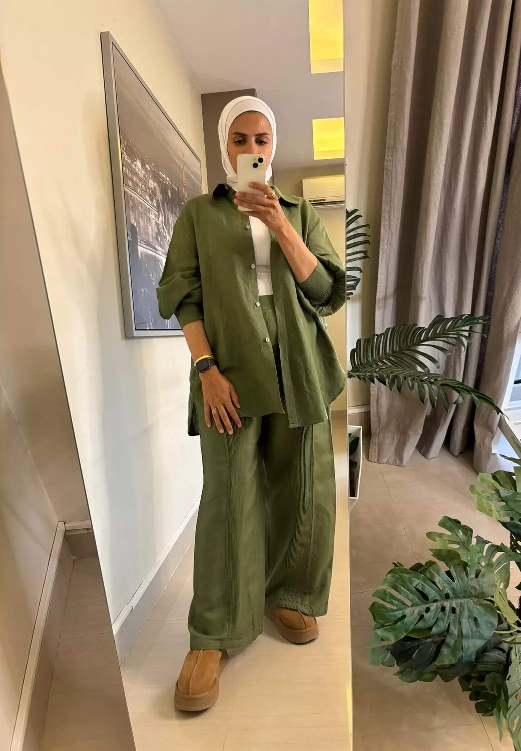 Pleated Linen Set image