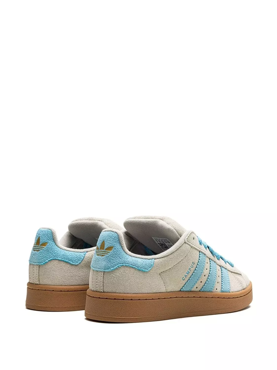 Campus 00s Sneakers In Gray/blue/gold 2