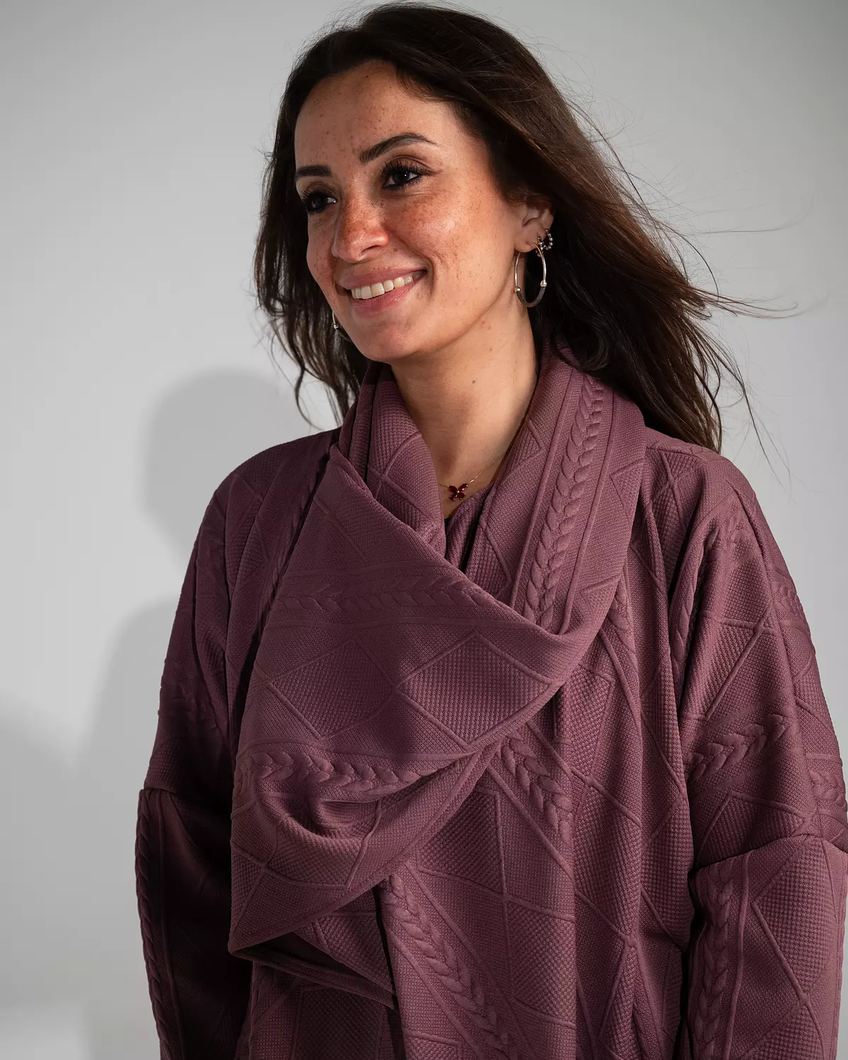 Multi way wrap cardigan Lavander 3