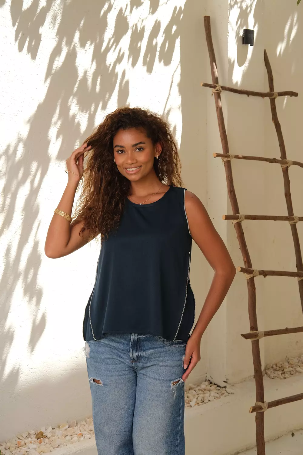 Gabardin Blouse 6