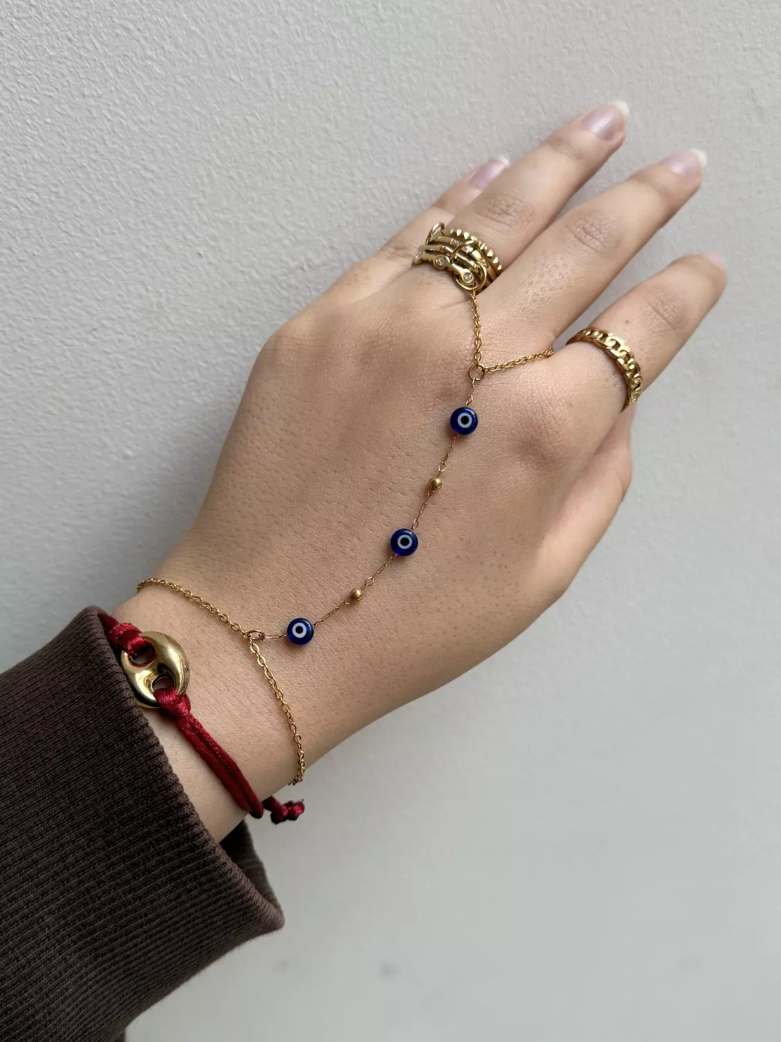 Evil gold handchain 2