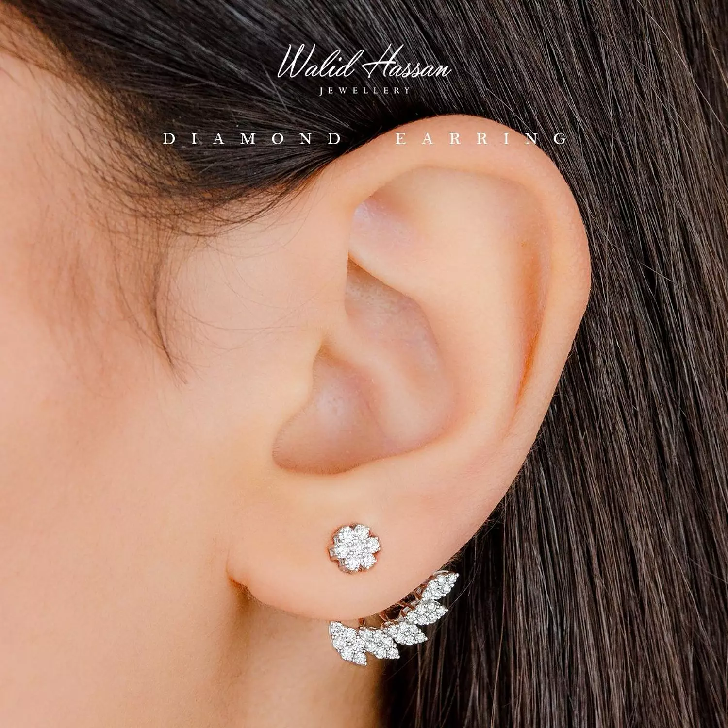 diamond earring 884